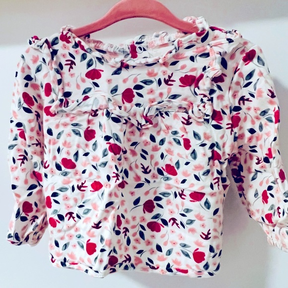 Floral Blouse 12M Carrement Beau - Picture 1 of 3